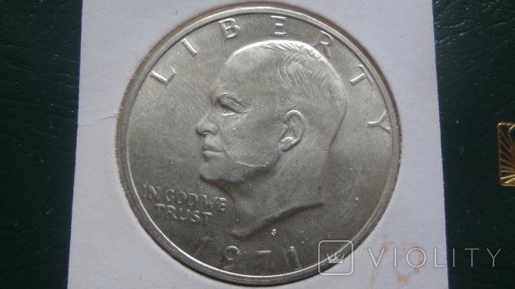 1 доллар 1971 США серебро Холдер 10