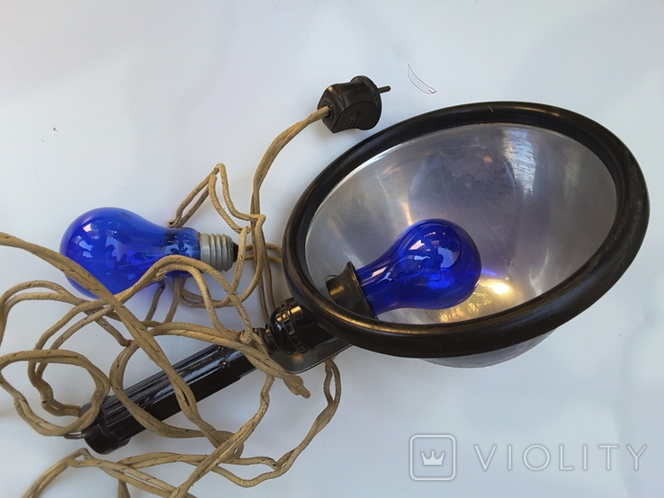 Синяя лампа ссср рефлектор минина, фото №2