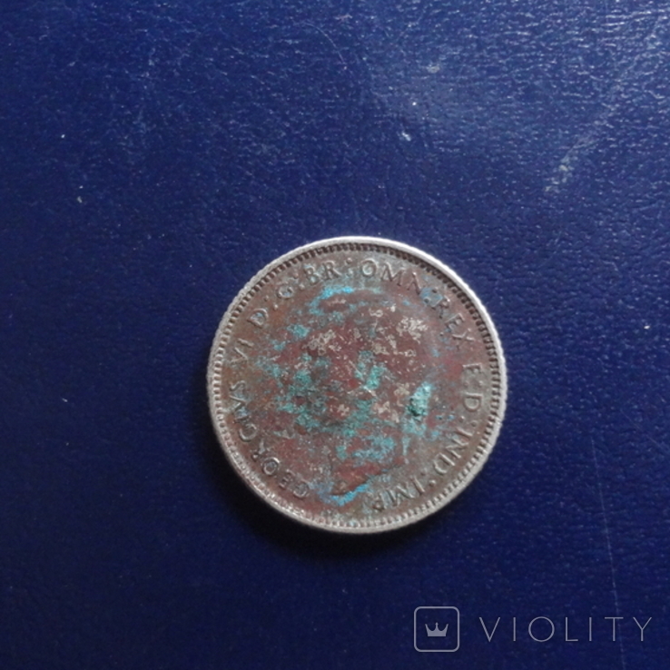 6 пенсов 1946 Австралия серебро (Г.9.8), фото №2