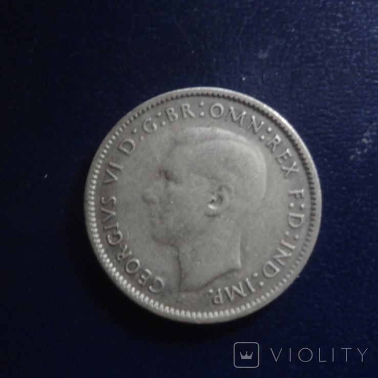 6 пенсов 1946 Австралия серебро (Г.9.18), фото №3
