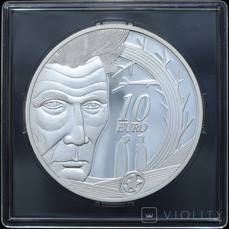 10 Евро 2006 100 лет со дня рождения Сэмюэля Беккета (0.925, 28.28г), Ирландия