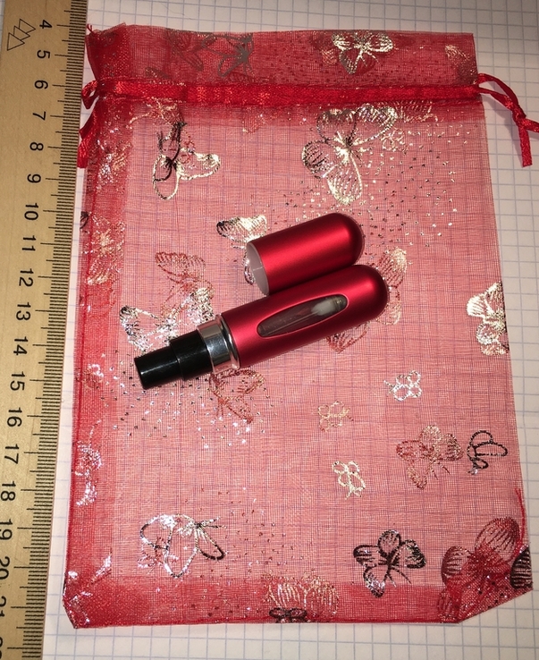 Самозаправляющийся, герметичный атомайзер (флакон) для парфюма, 5мл (красный) + бонус, photo number 5