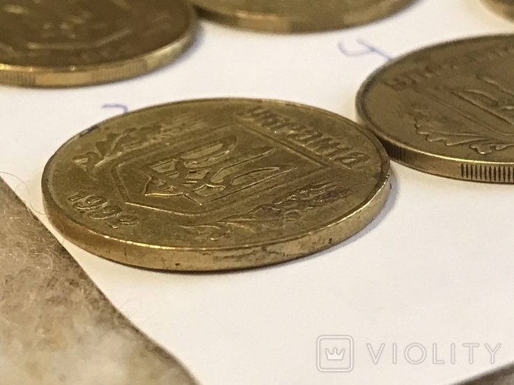 Лот монет: 50 копеек 1992 г. и 25 копеек 1992 г., photo number 5