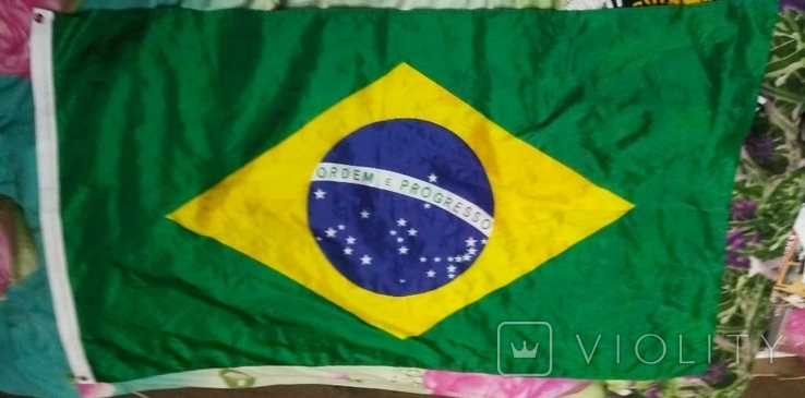 Флаг Бразилии большой