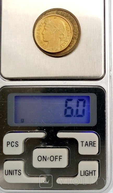 1 франк 1938г 50 сантимов 1939г Франция, фото №5