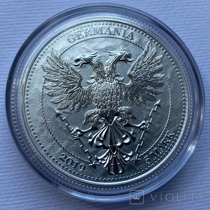 1-я в серии Мифический лес Дубовый лист 2019 Germania Mint, фото №6