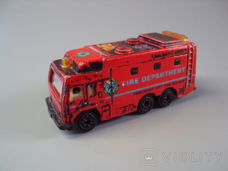 Машинка Пожежно-вибуховий підрозділ Ванкувер Міська пожежна служба Пожарная машина Китай, фото №2