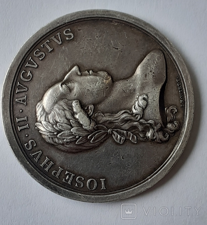 Серебряная медаль , Иосиф 2 , Австрия., фото №7