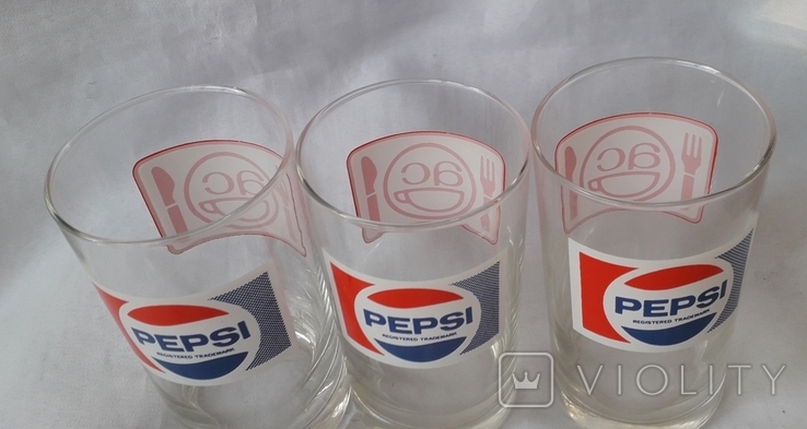 Стаканы "Pepsi" (3шт), фото №4