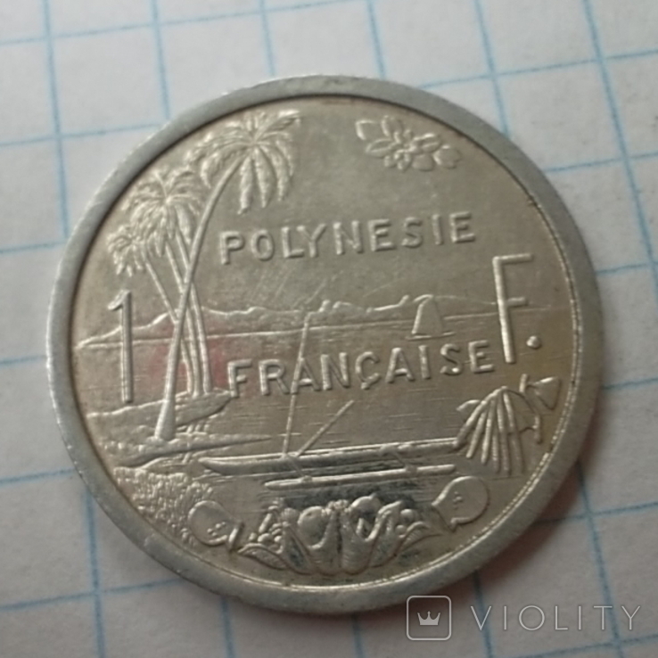 Французская Полинезия 1 франк, 1990