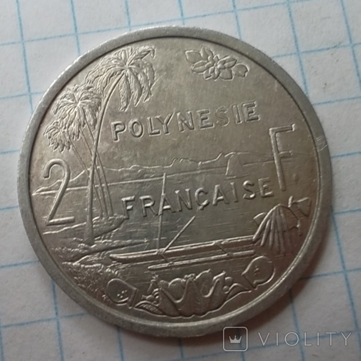Французская Полинезия 2 франка, 1989