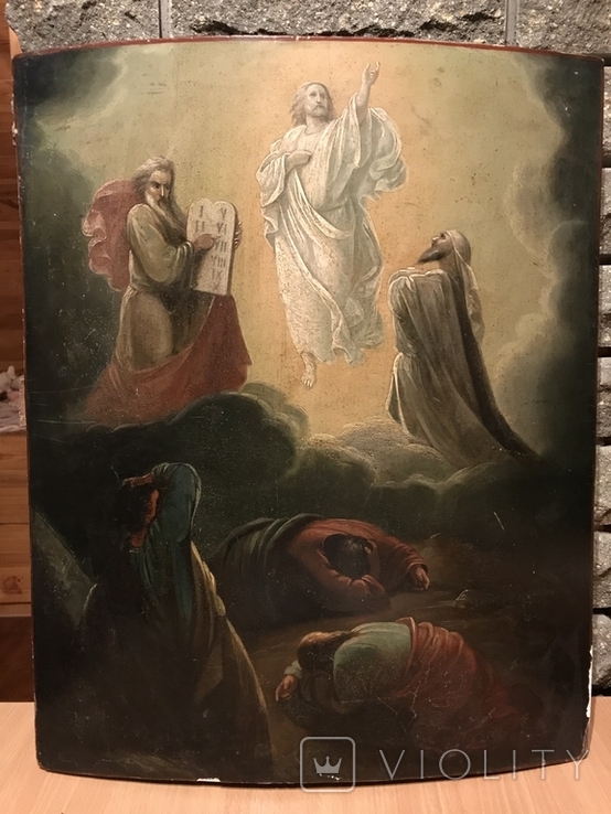 Икона воскрешение средина 19 век., фото №7
