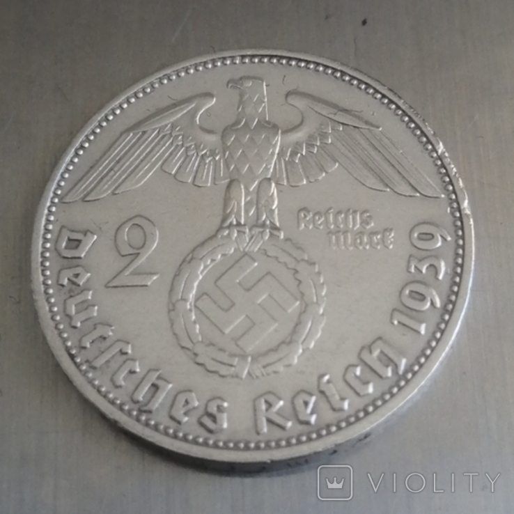 2 рейс марки, Гинденбург,1939(D) 8.00(Ag)грам серебра