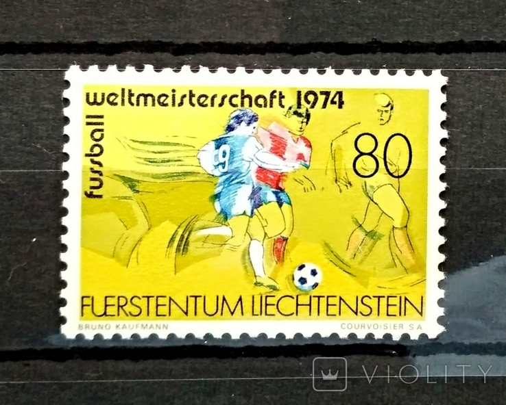 Лихтенштейн ЧМ 1974 футбол спорт MNH**