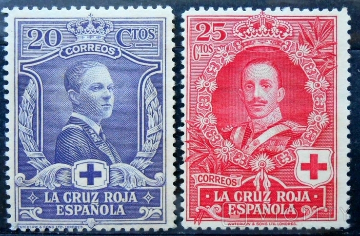 1926 г. Испания Монархи (**) 2 марки