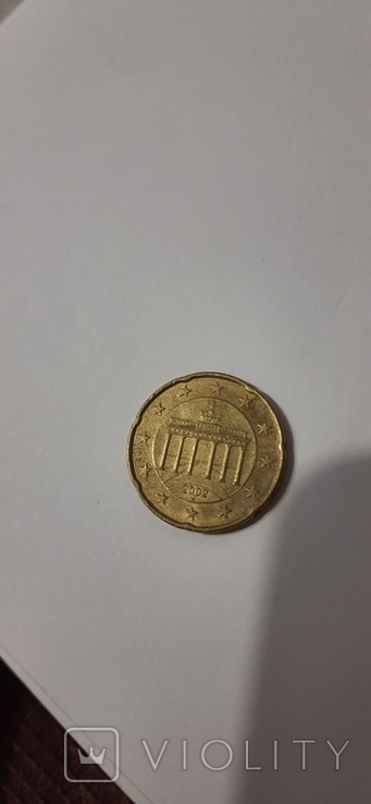 20 euro cent 2002, фото №2