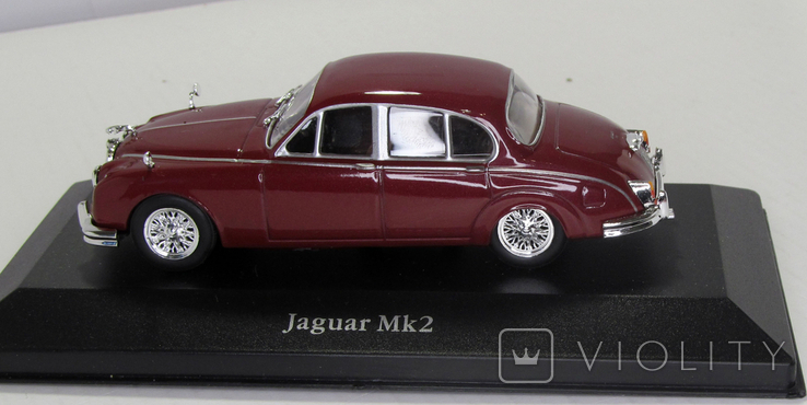 Jaguar MKII red Atlas Ягуар 1:43 в коробке, фото №3