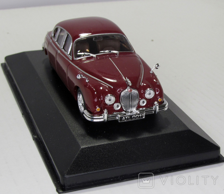 Jaguar MKII red Atlas Ягуар 1:43 в коробке, фото №6