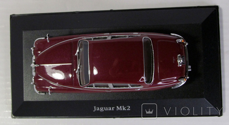 Jaguar MKII red Atlas Ягуар 1:43 в коробке, фото №7