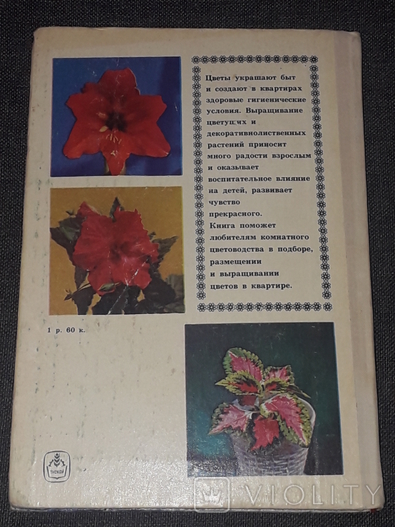 Д. Ф. Юхимчук - Комнатное цветоводство 1979 год, numer zdjęcia 9