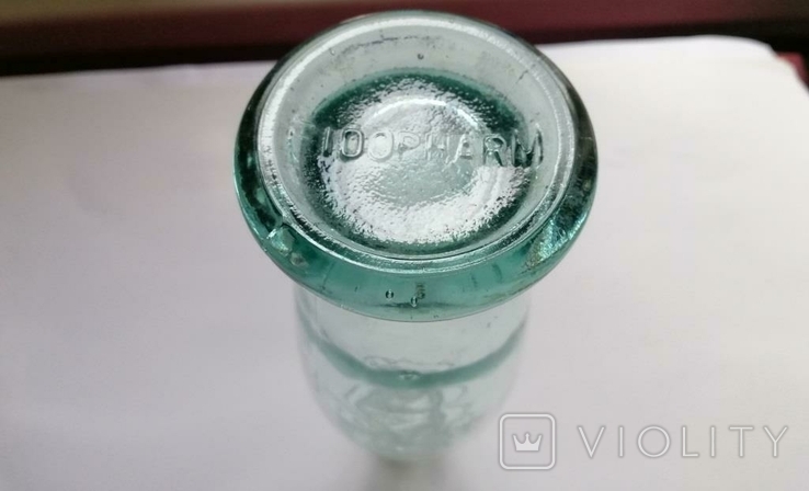 Старая медицинская бутылка 30-50-е года (FI00PHARM), фото №8