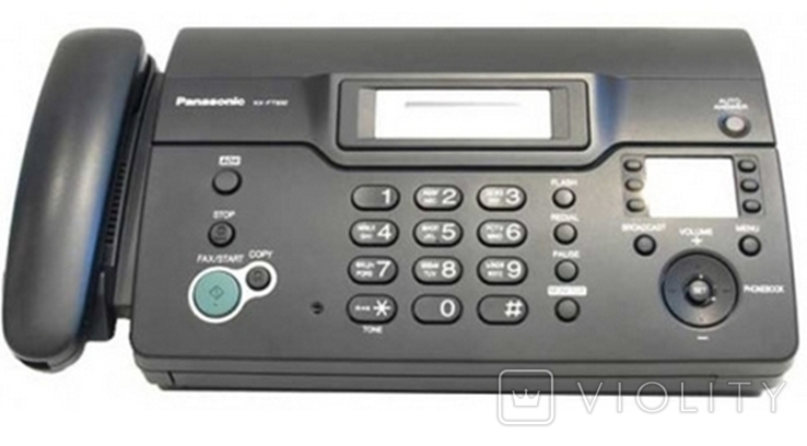 ФАКС (Факсимильный аппарат), Panasonic KX-FT932 Б/У.(В одном корпусе факс+телефон)+*, фото №2