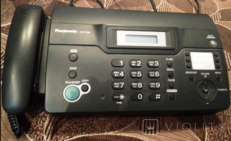 ФАКС (Факсимильный аппарат), Panasonic KX-FT932 Б/У.(В одном корпусе факс+телефон)+*, фото №9