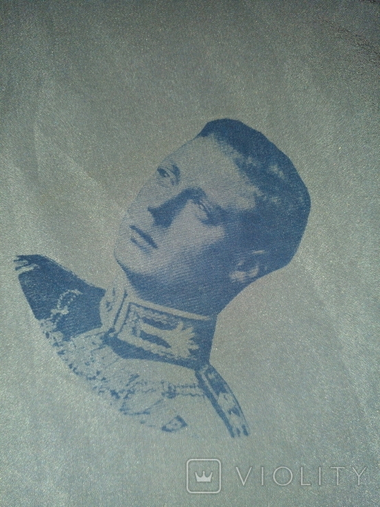 Эдуард VIII племянник Николая II сувенир к коронации платок, фото №2