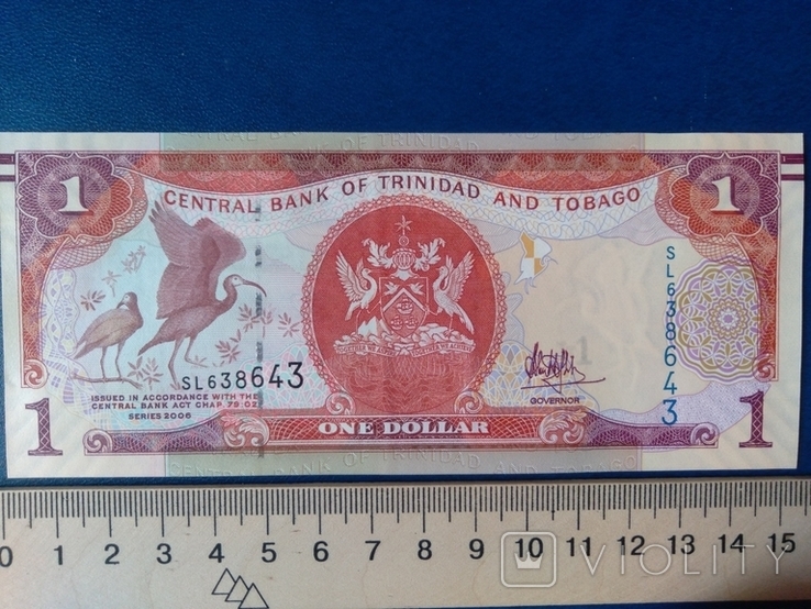 1 доллар Тринидат и Тобаго, фото №2