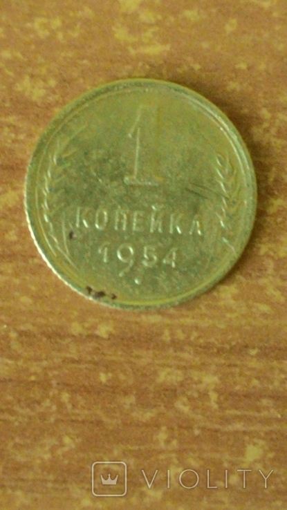 1 копейка 1954 года., фото №2