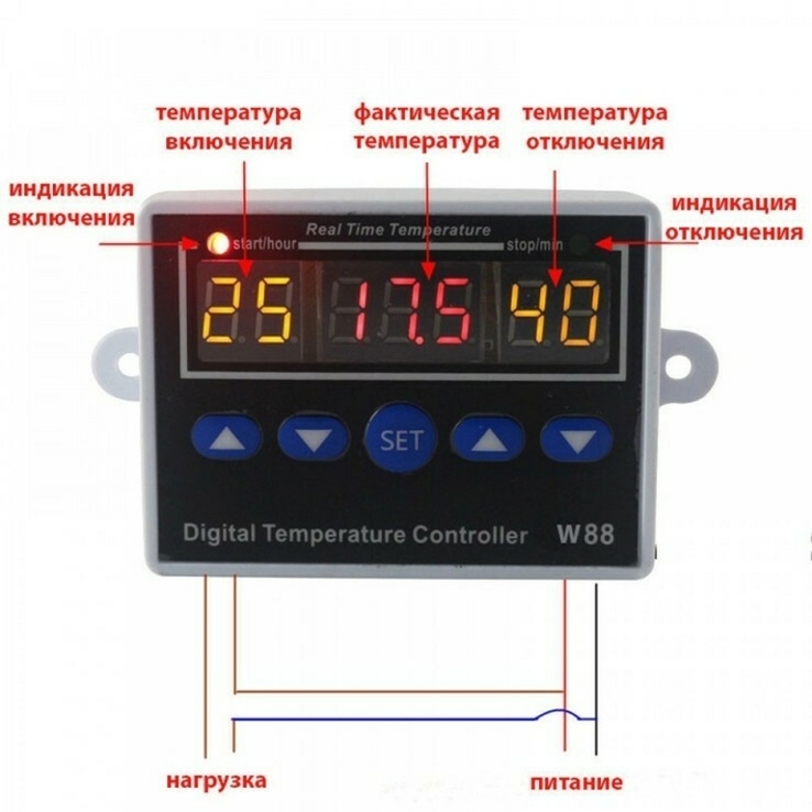 Терморегулятор на 220V, бытовой, фото №4