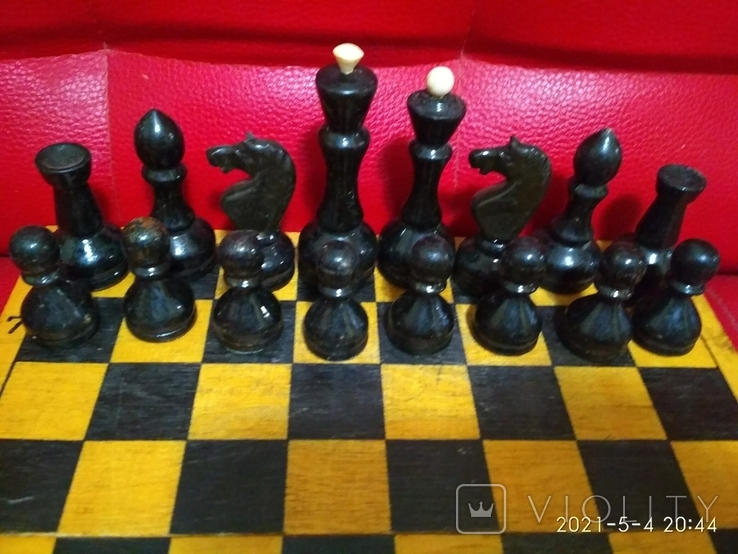 Шахматы большие деревянные, фото №4