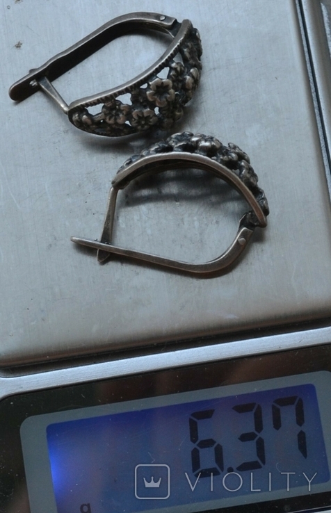 Серьги и кольцо - набор,звезда 875., фото №10