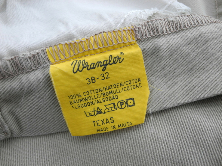 Джинсы Wrangler 38/32 TEXAS ( Mede in Malta ) Сост Нового, фото №8