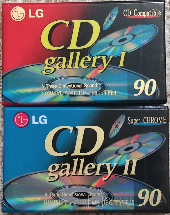 Аудиокассета кассета касета LG CD GALlERY I и II 90 (GoldStar)