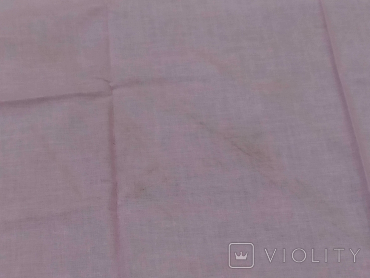 Розовый платок времен СССР (71х71см + кружево), фото №6