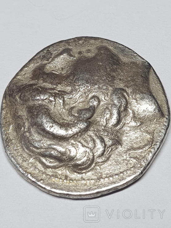 Тетрадрахма Лісімаха-срібло16.96гр, фото №5