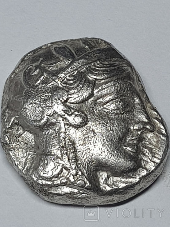 Тетрадрахма Афіна Сова-400р.до.н.е-срібло16.39гр