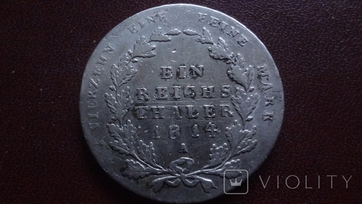 1 талер 1814 Пруссия серебро (8.4.13), фото №4