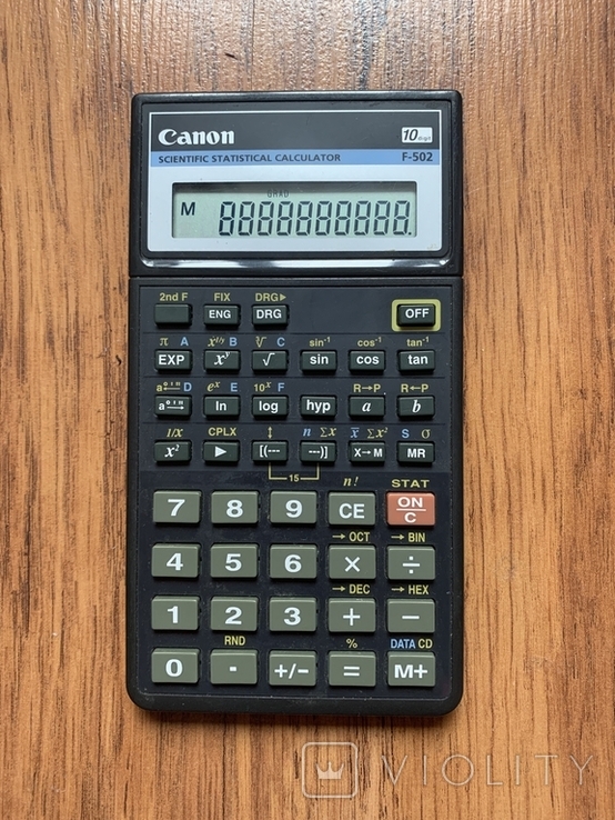 Научный Калькулятор Canon F-502 Electronic Calculator Vintage