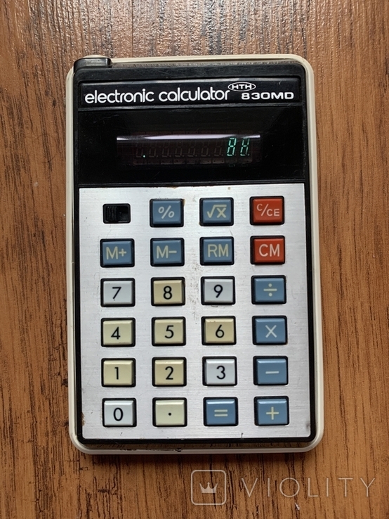 Калькулятор Detron HTH 830MD Electronic Calculator Vintage