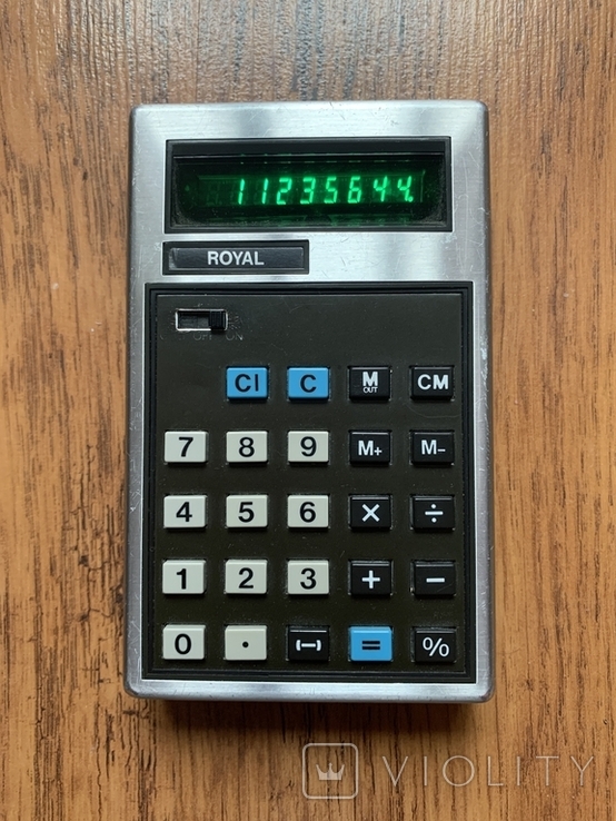 Калькулятор ROYAL 1010 Electronic Calculator Vintage, фото №2