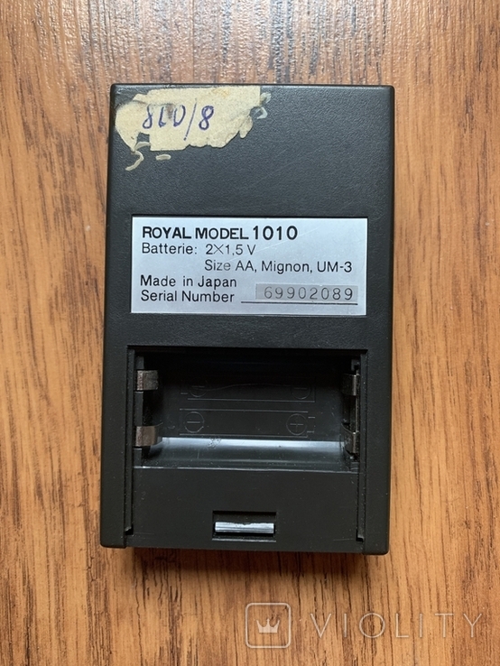 Калькулятор ROYAL 1010 Electronic Calculator Vintage, фото №3