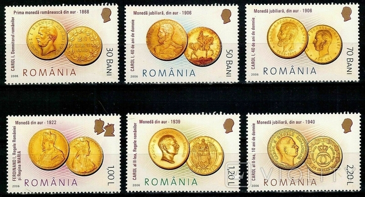Румыния 2006 золотые монеты