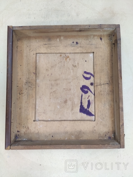 Киот старинный под икону 27х32. Рамка из багета., фото №9