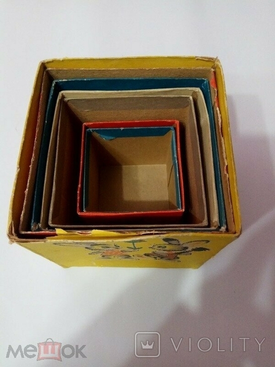 Великі картонні кубики Гірка 1971, Львів, СРСР, фото №6