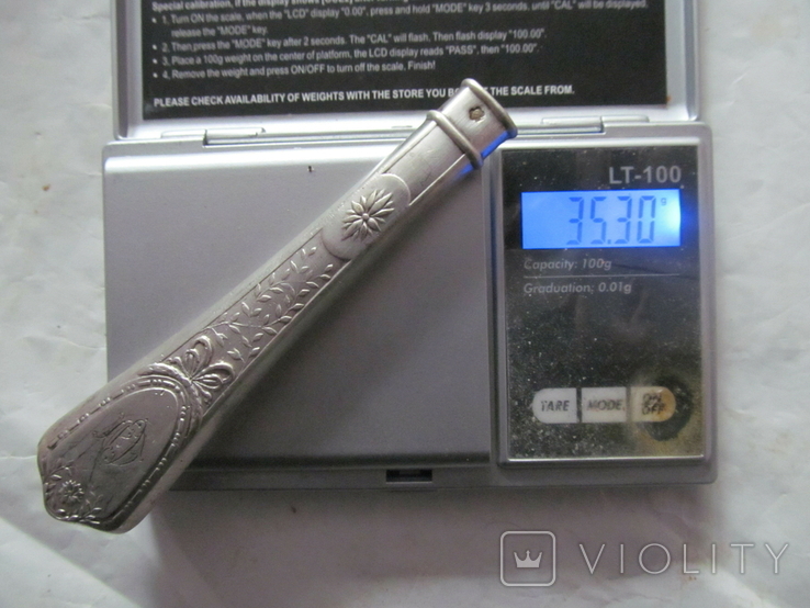 Лом срібла- ручки ножів, проба- 3 800, вага- 163 г., фото №4