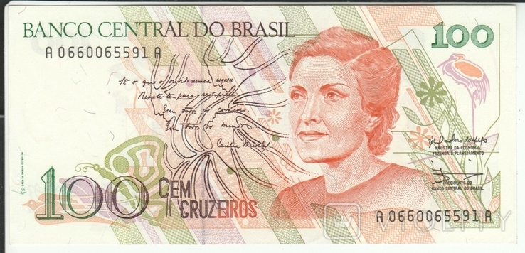 Бразилия 100 крузейро