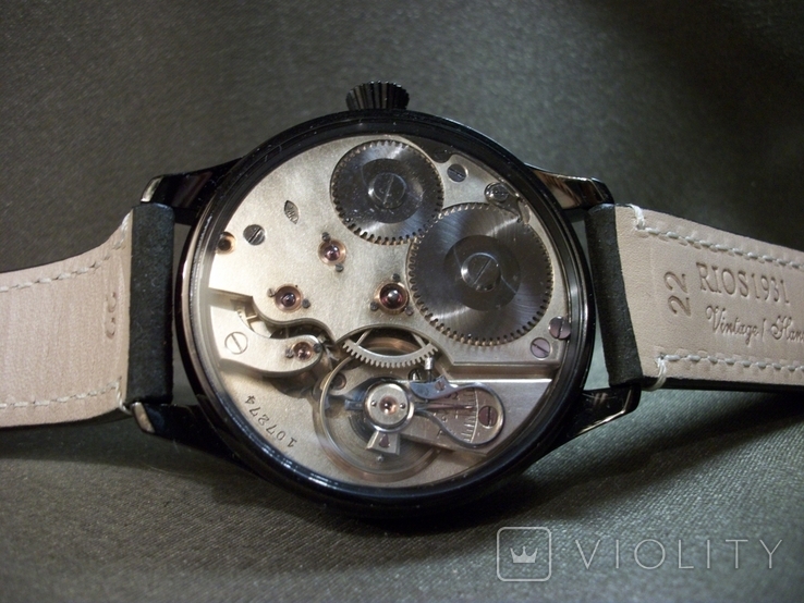 Часы мужские IWC SCAFFHAUSEN № механизма 107274, соответствует 1893 году изготовления, фото №9