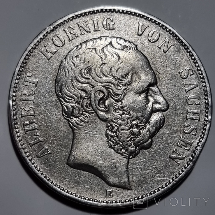 5 марок 1876 Е